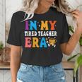 Cute Coffee Glass Face Happy Day In My Tired Teacher ERA For Men Women Women's T-Shirt, funny gift Cute Coffee Glass Face Happy Day In My Tired Teacher ERA For Men Women Women's T-Shirt, funny gift