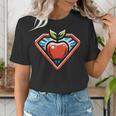 Cute Distressed Super Teacher Superhero Apple Women's T-Shirt, Super Teacher Shirts, funny gift Cute Distressed Super Teacher Superhero Apple Women's T-Shirt, Super Teacher Shirts, funny gift