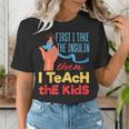 Diabetic Teacher Diabetes Awareness Insulin Blue Ribbon Women's T-Shirt, funny gift Diabetic Teacher Diabetes Awareness Insulin Blue Ribbon Women's T-Shirt, funny gift