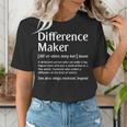 Difference Maker Definition Vintage Teachers Mom Boss Women Women's T-Shirt, funny gift Difference Maker Definition Vintage Teachers Mom Boss Women Women's T-Shirt, funny gift