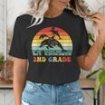 Dolphin Second Grade Back To School Teacher Student Women's T-Shirt, funny gift