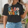 English Teacher Ela Vibes Teacher Kids First Day Of School Women's T-Shirt, English Teacher Shirts, funny gift English Teacher Ela Vibes Teacher Kids First Day Of School Women's T-Shirt, English Teacher Shirts, funny gift