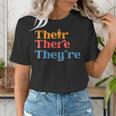 English Teacher Their There Theyre Grammar Men Women Women's T-Shirt, English Teacher Shirts, funny gift English Teacher Their There Theyre Grammar Men Women Women's T-Shirt, English Teacher Shirts, funny gift