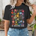 Everyone Is Welcome Here Tshirt Idaho Teacher Support Retro Women's T-Shirt, funny gift