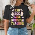 Faboolous COMPUTER TEACHER Costume This Is My Spooky Mom Dad Women's T-Shirt, funny gift Faboolous COMPUTER TEACHER Costume This Is My Spooky Mom Dad Women's T-Shirt, funny gift