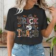 Fall Holiday Themed Thanksgiving Halloween Teacher Trick Or Women's T-Shirt, funny gift Fall Holiday Themed Thanksgiving Halloween Teacher Trick Or Women's T-Shirt, funny gift