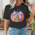Fall Pumpkin Books Lover Halloween Teacher Teaching Staff Women's T-Shirt, funny gift