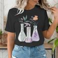 Flowers Test Tube Chemistry Student Science Teacher Women Women's T-Shirt, Science Teacher Shirts, funny gift Flowers Test Tube Chemistry Student Science Teacher Women Women's T-Shirt, Science Teacher Shirts, funny gift