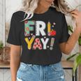Fri Yay Teacher Happy Friday Friyay Weekend Back To School Women's T-Shirt, funny gift
