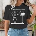 Funny Skeleton Music Teacher I'Ll Wait Until It's Quiet Women's T-Shirt, funny gift Funny Skeleton Music Teacher I'Ll Wait Until It's Quiet Women's T-Shirt, funny gift
