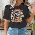 Future Teacher Kids Youth Girls Rainbow Pre-k Kindergarten Women's T-Shirt, Future Teacher Shirts, funny gift