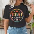 Groovy Title 1 Crew Cute Title 1 Reading Teacher Men Women Kids Women's T-Shirt, Groovy Teacher Shirts, funny gift Groovy Title 1 Crew Cute Title 1 Reading Teacher Men Women Kids Women's T-Shirt, Groovy Teacher Shirts, funny gift
