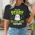 Halloween This Is My Scary Preschool Teacher Custome For Men Women Kids Women's T-Shirt, funny gift Halloween This Is My Scary Preschool Teacher Custome For Men Women Kids Women's T-Shirt, funny gift