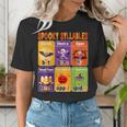 Halloween Spooky Syllable Types Teacher Educational Women's T-Shirt, funny gift Halloween Spooky Syllable Types Teacher Educational Women's T-Shirt, funny gift