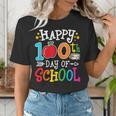 Happy 100th Day Of School Teachers 100 Days Of School Kids Women's T-Shirt, funny gift Happy 100th Day Of School Teachers 100 Days Of School Kids Women's T-Shirt, funny gift