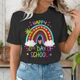Happy 50th Days Of School Rainbow Teacher 50 Days Smarter Women's T-Shirt, funny gift Happy 50th Days Of School Rainbow Teacher 50 Days Smarter Women's T-Shirt, funny gift