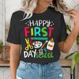 Happy First Day Of School Teacher Back To School Student Women's T-Shirt, funny gift Happy First Day Of School Teacher Back To School Student Women's T-Shirt, funny gift