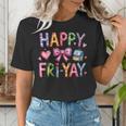 Happy Fri-Yay Teacher Fry Yay Friday Weekend Cute Fri-Yay Women's T-Shirt, funny gift Happy Fri-Yay Teacher Fry Yay Friday Weekend Cute Fri-Yay Women's T-Shirt, funny gift