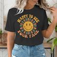 Happy To See Your Face Retro Happy Teacher Back To School Women's T-Shirt, funny gift Happy To See Your Face Retro Happy Teacher Back To School Women's T-Shirt, funny gift