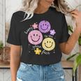Happy To See Your Face Teacher Flower Back To School Women's T-Shirt, funny gift
