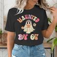 Haunted By 67 Meme Six Seven 6 7 Halloween Teachers Women's T-Shirt, funny gift Haunted By 67 Meme Six Seven 6 7 Halloween Teachers Women's T-Shirt, funny gift