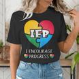 IEP I Encourage Progress Special Education School Teacher Women's T-Shirt, funny gift
