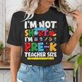 I'm Not Short I'm Pre-K Teacher Size Back To School Teacher Women's T-Shirt, funny gift