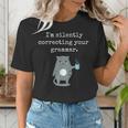 I'm Silently Correcting Your Grammar Sarcastic Teacher For Men Women Kids Women's T-Shirt, funny gift I'm Silently Correcting Your Grammar Sarcastic Teacher For Men Women Kids Women's T-Shirt, funny gift
