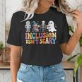 Inclusion Isn't Scary SLP Halloween Sped Teacher Women's T-Shirt, funny gift