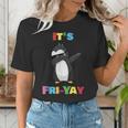 It's Fri-Yay Dabbing Penguin Friday Weekend Teacher Student Women's T-Shirt, funny gift