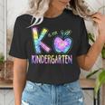 K Is For Kindergarten Teacher Tie Dye Back To School Kinder Women's T-Shirt, funny gift