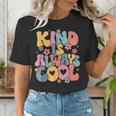 Kind Is Always Cool Groovy Teacher Be Kind Kindness Matters Women's T-Shirt, Groovy Teacher Shirts, funny gift Kind Is Always Cool Groovy Teacher Be Kind Kindness Matters Women's T-Shirt, Groovy Teacher Shirts, funny gift