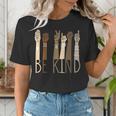 Be Kind Sign Language Hand Talking Teachers Interpreter ASL Men Women Women's T-Shirt, funny gift Be Kind Sign Language Hand Talking Teachers Interpreter ASL Men Women Women's T-Shirt, funny gift