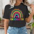 Kindergarten Rainbow Girls Boys Teacher First Day Of School Women's T-Shirt, funny gift