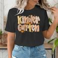 Kindergarten Teacher Fall Pumpkin Autumn Cute Women's T-Shirt, funny gift Kindergarten Teacher Fall Pumpkin Autumn Cute Women's T-Shirt, funny gift
