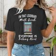 Legendary Math Coach Mathematics Calculator Math Teacher Women's T-Shirt, funny gift Legendary Math Coach Mathematics Calculator Math Teacher Women's T-Shirt, funny gift