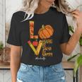 Leopard Pumpkin Love Teacher Life Thanksgiving Fall Women Women's T-Shirt, funny gift Leopard Pumpkin Love Teacher Life Thanksgiving Fall Women Women's T-Shirt, funny gift