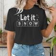 Let It Snow Christmas Pajamas Chemistry Teacher Women's T-Shirt, funny gift Let It Snow Christmas Pajamas Chemistry Teacher Women's T-Shirt, funny gift