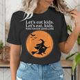 Let's Eat Kids Punctuation Saves Live Witch Grammar Teacher Women's T-Shirt, funny gift Let's Eat Kids Punctuation Saves Live Witch Grammar Teacher Women's T-Shirt, funny gift