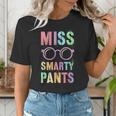 Little MISS SMARTY PANTS School Grad Teacher Last Day Women's T-Shirt, funny gift