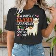 Llama Learning T Shirt Teachers Students Alpaca Lovers Women's T-Shirt, funny gift Llama Learning T Shirt Teachers Students Alpaca Lovers Women's T-Shirt, funny gift