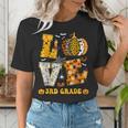 LOVE 3rd Grade Pumpkin Teacher Student Halloween Costume Women's T-Shirt, funny gift LOVE 3rd Grade Pumpkin Teacher Student Halloween Costume Women's T-Shirt, funny gift