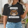 I Love Math It Makes People Cry Math Teacher Women's T-Shirt, funny gift I Love Math It Makes People Cry Math Teacher Women's T-Shirt, funny gift