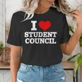 I Love Student Council Student Teacher Women's T-Shirt, funny gift I Love Student Council Student Teacher Women's T-Shirt, funny gift