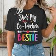 Matching Co-Teacher Best Friend She's My Bestie Work Team Women's T-Shirt, funny gift Matching Co-Teacher Best Friend She's My Bestie Work Team Women's T-Shirt, funny gift