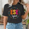 Matching ESE Squad First Last Day Team Teacher Student Tribe Women's T-Shirt, funny gift