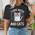 Math And Cats Apparel For Teachers Students Cat Lovers Women's T-Shirt, funny gift Math And Cats Apparel For Teachers Students Cat Lovers Women's T-Shirt, funny gift