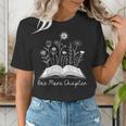 One-More Chapter Wildflower Reading Teacher Library Bookish Women's T-Shirt, funny gift One-More Chapter Wildflower Reading Teacher Library Bookish Women's T-Shirt, funny gift
