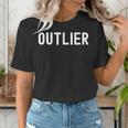 Outlier Statistics Teacher Statistics Data Science Men Women Kids Women's T-Shirt, Science Teacher Shirts, funny gift