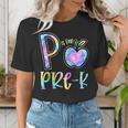 P Is For Pre-K Preschool Teacher Tie Dye Back To School Women's T-Shirt, funny gift